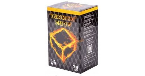 Кокосовый уголь Burning Cube 22мм 24шт